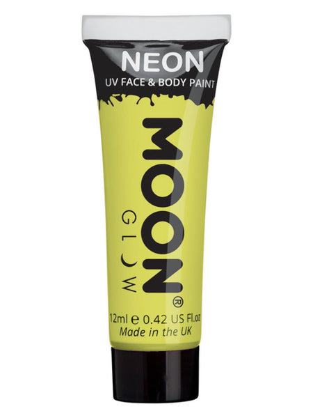 Moon Glow Pastel Neon UV Face Paint, Pastel Yellow