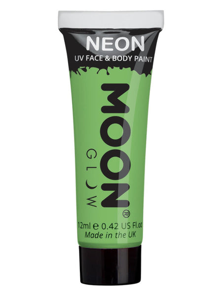 Moon Glow Pastel Neon UV Face Paint, Pastel Green