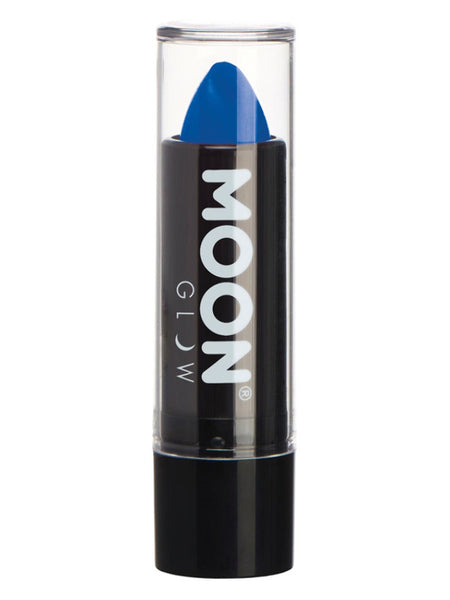 Moon Glow Intense Neon UV Lipstick, Intense Blue