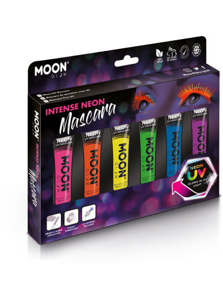 Moon Glow Intense Neon UV Mascara, Assorted