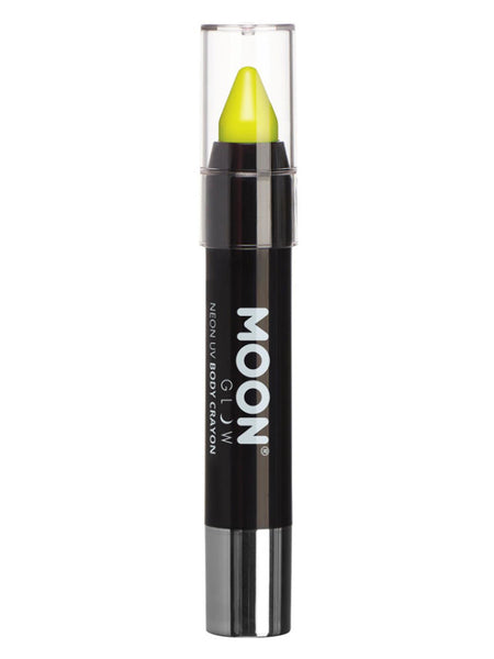 Moon Glow Intense Neon UV Body Crayons, Intense Ye