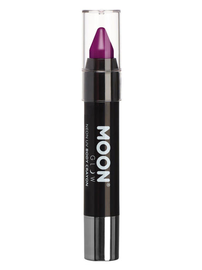 Moon Glow Intense Neon UV Body Crayons, Intense Pu