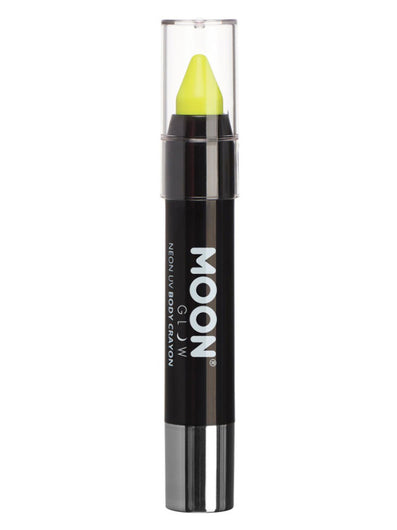 Moon Glow Pastel Neon UV Body Crayons, Pastel Yell