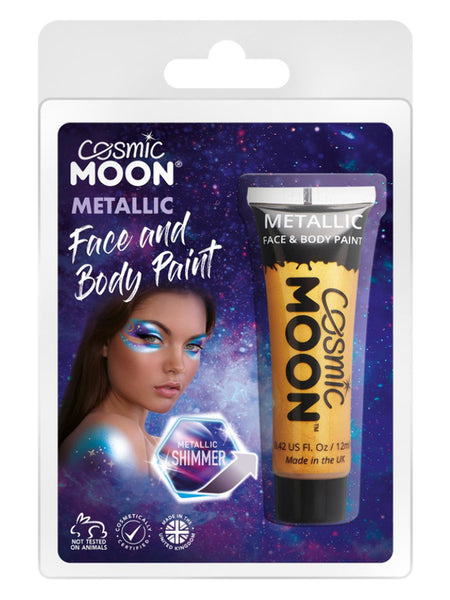 Cosmic Moon Metallic Face & Body Paint, Gold