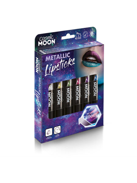 Cosmic Moon Metallic Lipstick, Assorted