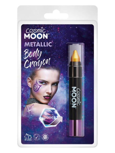 Cosmic Moon Metallic Body Crayons, Gold