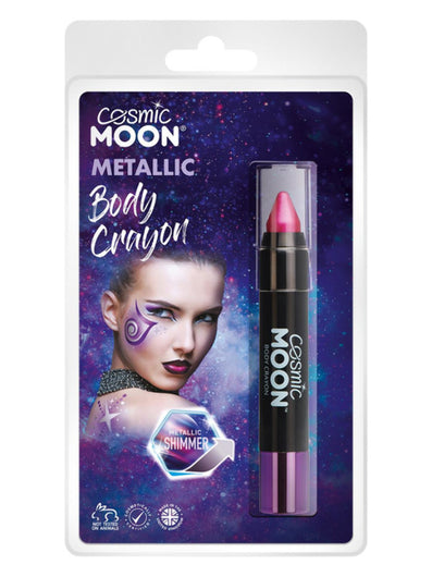 Cosmic Moon Metallic Body Crayons, Pink