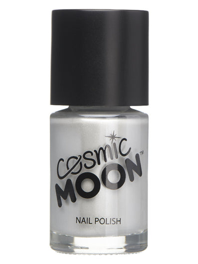 Cosmic Moon Metallic Nail Polish, Silver