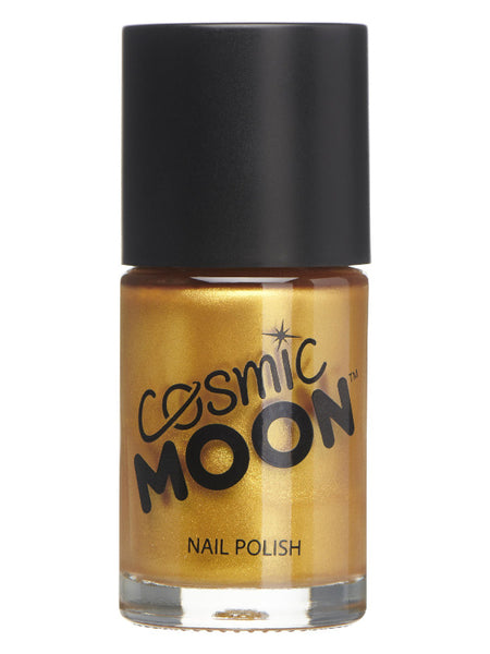 Cosmic Moon Metallic Nail Polish, Gold