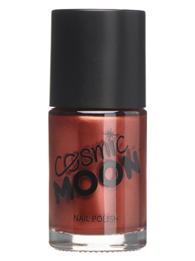 Cosmic Moon Metallic Nail Polish, Red