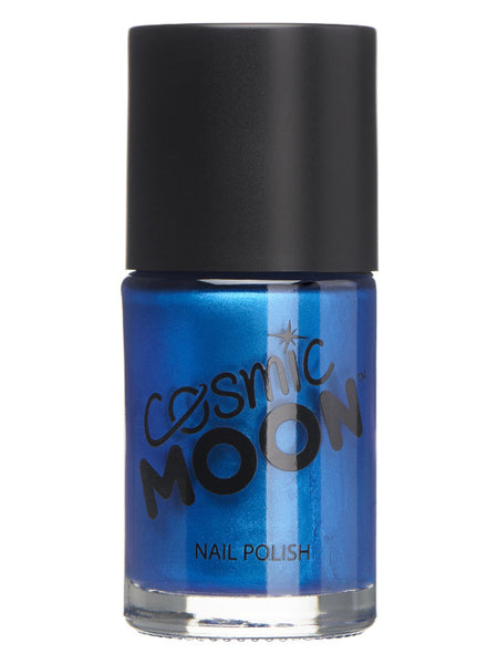 Cosmic Moon Metallic Nail Polish, Blue