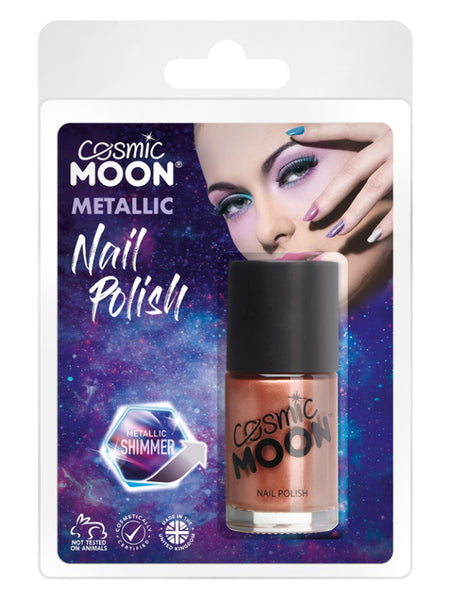 Cosmic Moon Metallic Nail Polish, Rose Gold