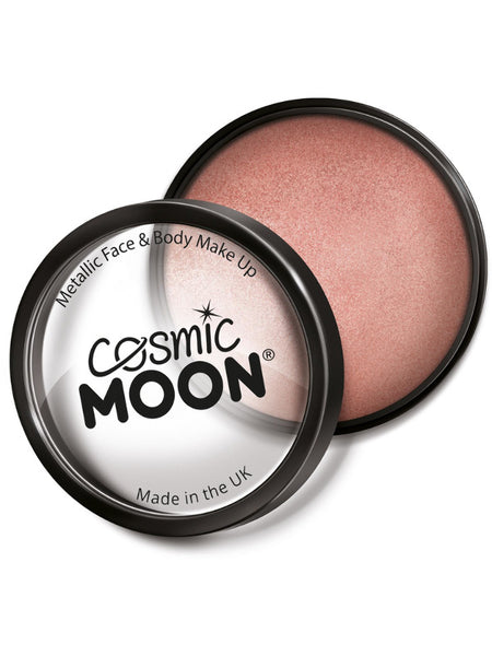 Cosmic Moon Metallic Pro Face Paint Cake Pots, Ros