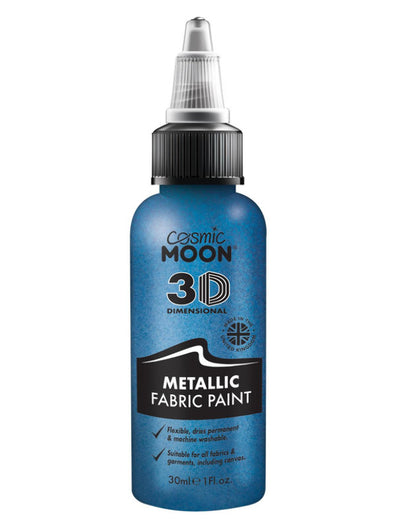 Cosmic Moon Metallic Fabric Paint, Blue