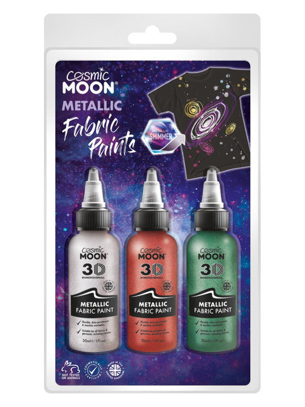 Holographic Glitter 3D Fabric Paint by Cosmic Moon - 30ml