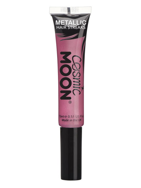 Cosmic Moon Metallic Hair Streaks, Pink