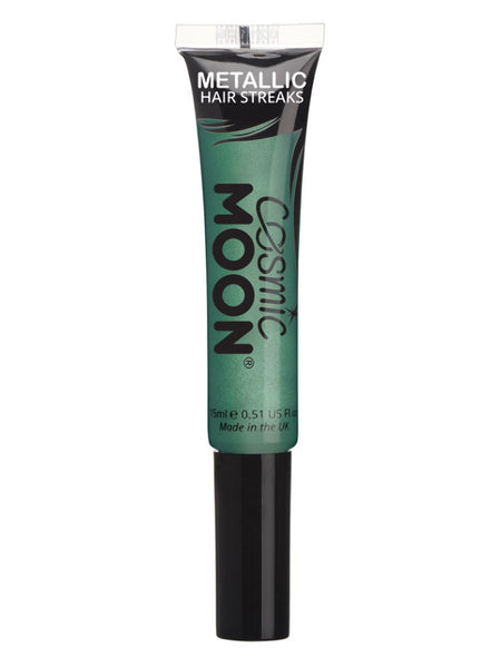 Cosmic Moon Metallic Hair Streaks, Green