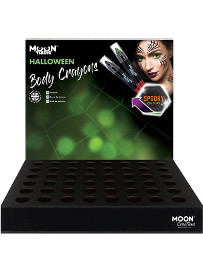 Moon Terror Halloween Body Crayons, Assorted