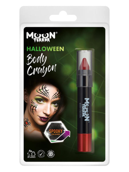 Moon Terror Halloween Body Crayon, Red