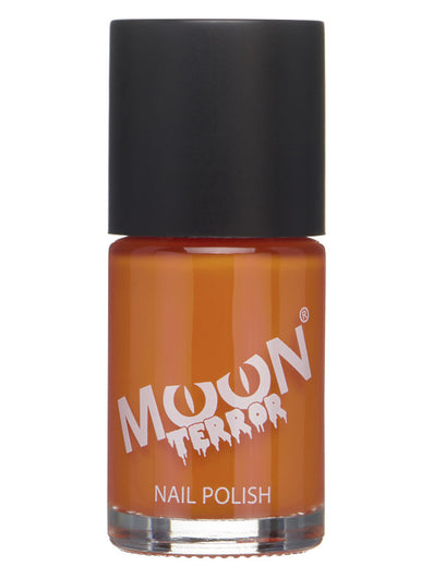 Moon Terror Halloween Nail polish, Orange