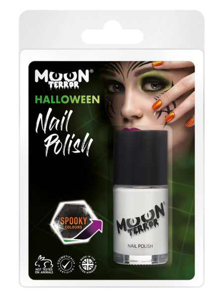 Moon Terror Halloween Nail Polish, White