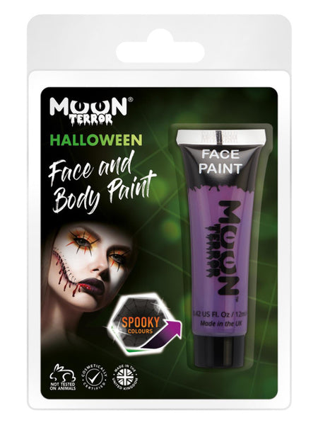 Moon Terror Halloween Face & Body Paint, Purple