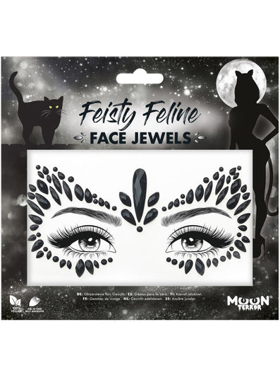 Moon Terror Face Jewels, Feisty Feline